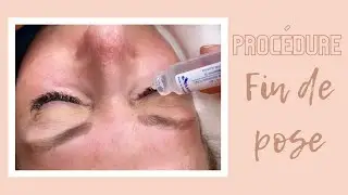 Rincer en fin de pose | Démo | Techniciennes de cils