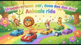Colors & Motion Song for Kids 🎨 | Fun Rhythm & Race Learning Video
