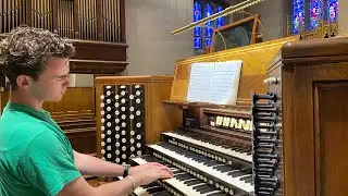 MASSIVE pipe organ in a little case! Tour of 4/65 Schoenstein organ at St. Paul's K street