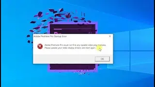 How to Fix Adobe Premier Pro Startup Error 