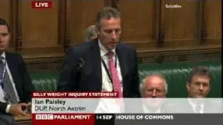 Ian Paisley - Billy Wright Inqury