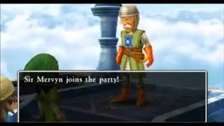 Dragon Quest VII 3DS Cutscene Sir Mervyn joins the party