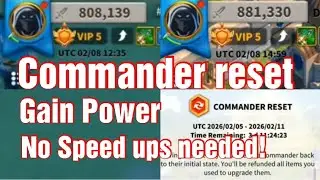 1st Week ROK Commander Reset is totally OP 