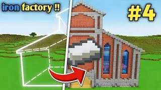 I Built an Iron Factory in Minecraft Survival! 🔥
