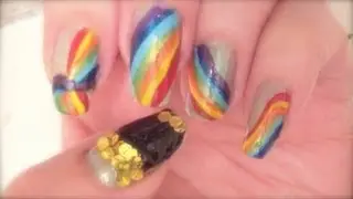 St. Patty's Day Pot of Gold Nails