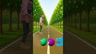 wait for twist janp on to new colour monster Pac-Man vs Big monster Pac-Man #shorts #youtubeshorts