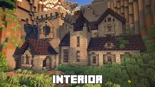 Minecraft Mountainside Castle Interior Tutorial!