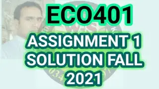 ECO401 Assignment 1 Solution Fall 2021 | eco401 assignment 1 solution 2021