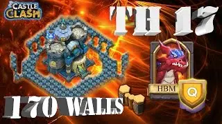 Castle Clash Base Design: Town Hall 17 - Baby Molt? | HBM Q