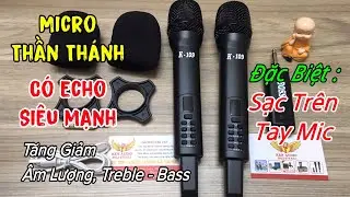 Micro Không Dây Có Echo K109 Siêu VIP Siêu Hay Mẫu Mới Tại Ken Audio