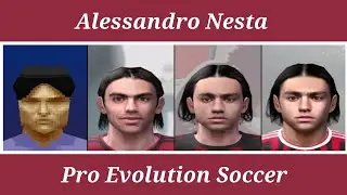 Alessandro Nesta - Skills Evolution - Winning Eleven 3 ao PES 2012 - PS1 e PS2