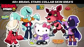 Более 40 идей скинов для коллаборации Brawl Stars: TeenTitans Go, FNF, SpongeBob и многие другие