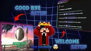 KOYA BOT WELCOME MESSAGE SETUP | GOOD BYE MESSAGE SETUP - COPY PASTE FREE EASY WAY 😱 On Mobile