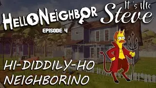 Going back to destroy our neighborino's house...but he has a game - Hello Neighbor (Act 3, Part 1)
