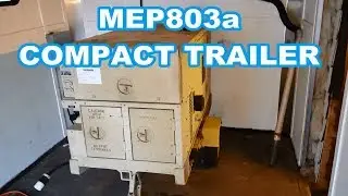 MEP803a Generator you can tow/move with ease and COMPACT  Easy trail mod harbor freight