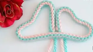 So attractive 📊crochet I-cord/dori/narha/nala#diy #youtubevideo #trending 2025