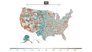 US County Debt-to-Income Ratios Evolution 1999-2025
