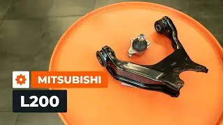 Comment changer un bras de suspension et un joint à rotule avant sur une MITSUBISHI L200 [TUTORIEL]
