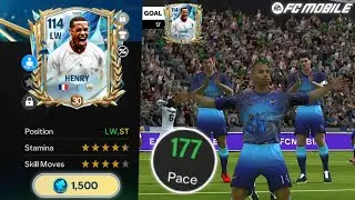 Fastest LW in FC Mobile -  TOTS Henry Worth 1500 Shards ?