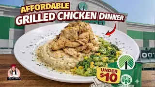 Grilled Chicken Dinner Made Affordable Using Dollar Tree Ingredients | Chef Fran Presents