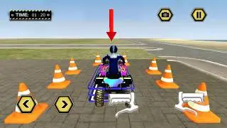 ATV Quad Bike Parking Simulator Games - Gameplay Android game - bike parking game