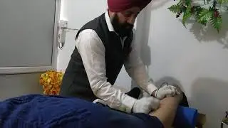Calf pain treatment with dynamic nerve stimulation