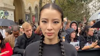IRENE KIM (IRENE IS GOOD) AT UNBOXING VALENTINO SHOW IN PARIS