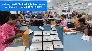 Making bast LED flood light lenc modal mo 9372180525 @YouTube 