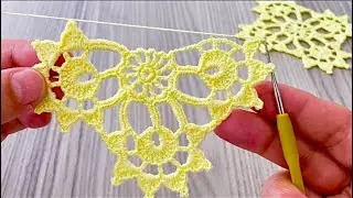 BOTH ELEGANT and EASY Crochet Table, Bedspread and Runner Motif