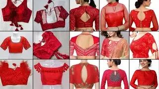 Red❤️  Blouse New Designs 2025 | Red Colour Blouse Back Neck Design | Red Blouse Designs