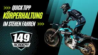 Quick Tipp - K&ouml;rperhaltung im Stehen fahren | 149 ACADEMY Motocross Training