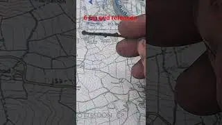6 figure grid references #bushcraft #survival #navigation #mapandcompass