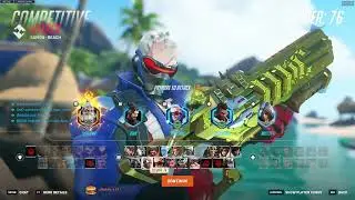 How to AIM Like Dafran! Soldier 76 + Bastion Overwatch 2 Season 18 Top 500 Gameplay