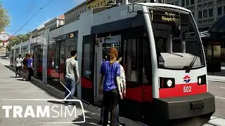 TRAM SIM: ULF Type B im Einsatz auf der Wiener Line 1  | Straßenbahn Simulator Wien