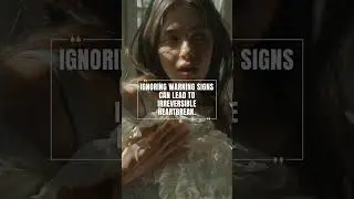 Ignoring warning signs can lead to irreversible heartbreak #shorts #viral