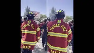 Tribal fire at California state fair 2023,first responder parade & wildland fire fighter, memorial ￼