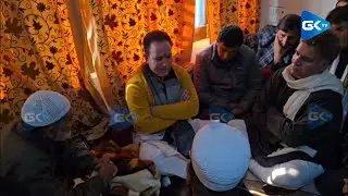 Ravinder Raina, LoP Sunil Sharma visit Kulgam and Tral to condole death of policeman in Nowgam blast