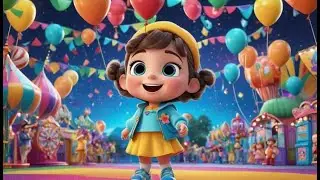 Colorful Counting Carnival | Fun Counting Song for Toddlers | Bright Numbers Rhyme for Kids