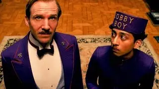 The grand budapest hotel take your hands off my lobby boy scene