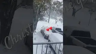I was in Missouri and it was snowing. It was so much fun
