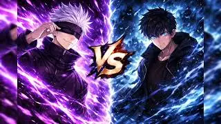 Satoro gojo vs sung jin woo combate de rima feito com IA SUNO 