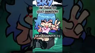 Анимация персонажей FNF SKY #fnf #fnfmod #sky #animation