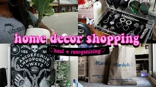 ~VLOG~ Homeware Shopping + Marshalls Haul + Reorganizing my Messy Dresser