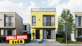 Modern Small House Design 6x6 Meters 36 Sqm