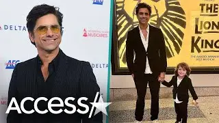 John Stamos & Son Billy Wear Matching Suits For Broadway Show