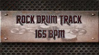 Simple Straight Rock Drum Track 165 BPM | Preset 2.0 (HQ,HD)