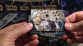 Opening a 2015 Topps Star Wars Illustrated The Empire Strikes Back Hobby Box of Cards