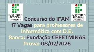 Concurso do IFAM 2026 - Questões de Informática #2