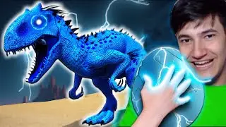 The baby Electro Indominus Rex was born! Indominus Rex Family Part 2!