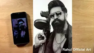 Toxic | Rocking Star Yash Drawing | Rahul Official Art 